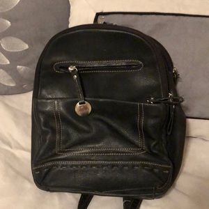 Genuine Leather Aurielle backpack purse
